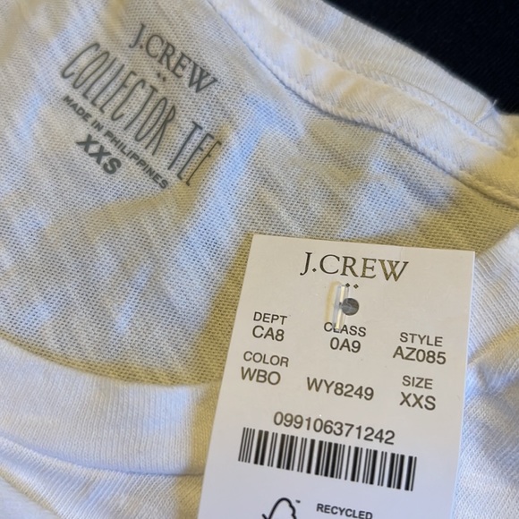J.Crew Wine Bottles Collector Tee Graphic Short Sleeve T-Shirt Cheers! AZ085 NWT - Picture 10 of 12